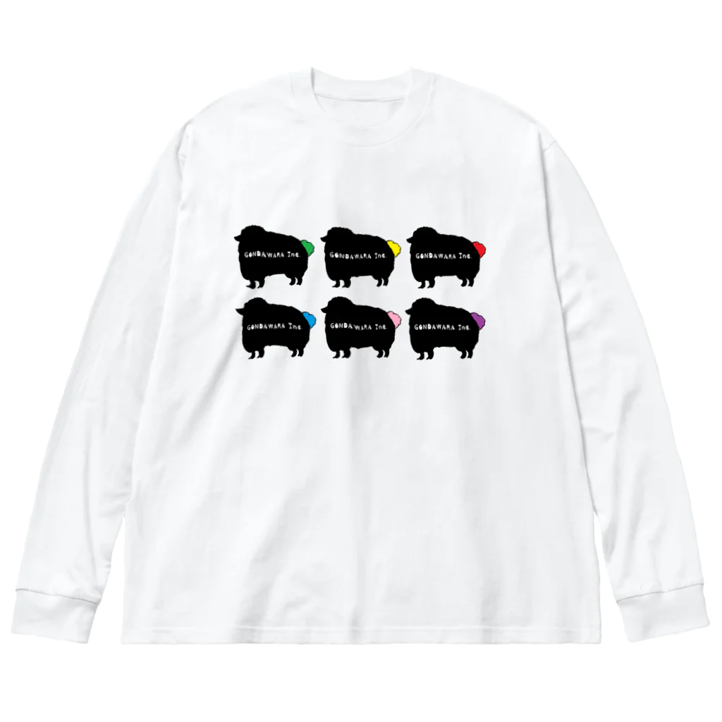 権田原商会の羊✖6匹 Big Long Sleeve T-Shirt