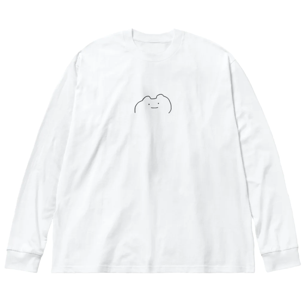 にこにこのほほえむくん ビッグシルエットロングスリーブTシャツ