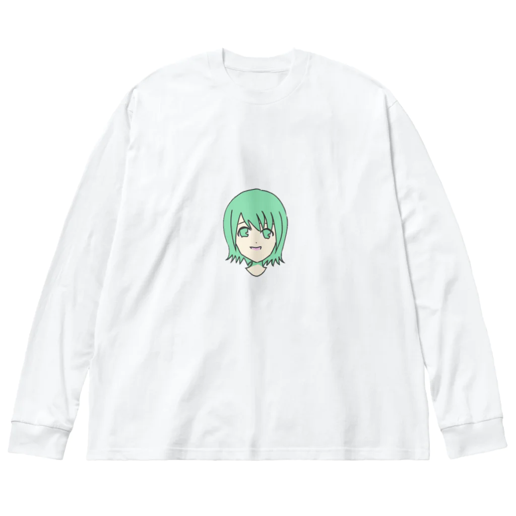 シン・オカダ(shinoka)のみどりちゃん ビッグシルエットロングスリーブTシャツ