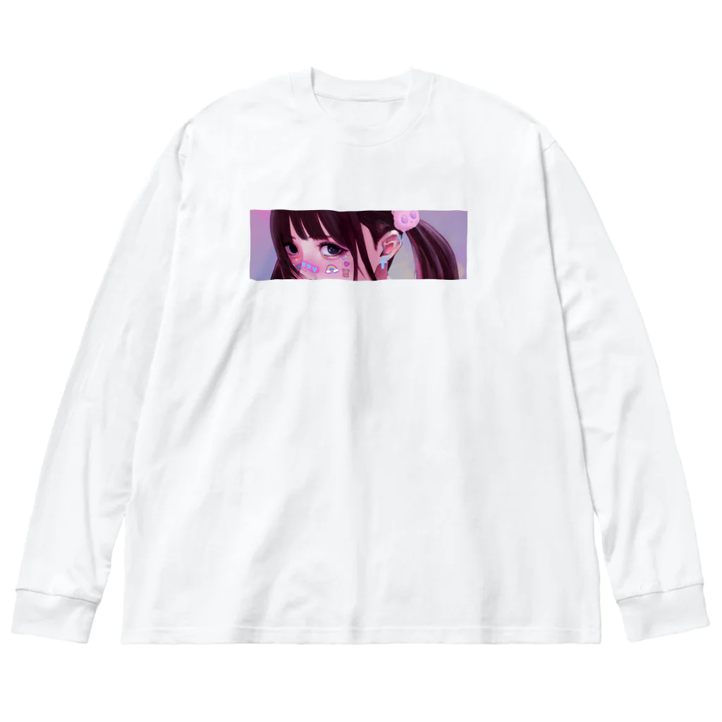 いきものたちの反サステナブル少女 Big Long Sleeve T-Shirt