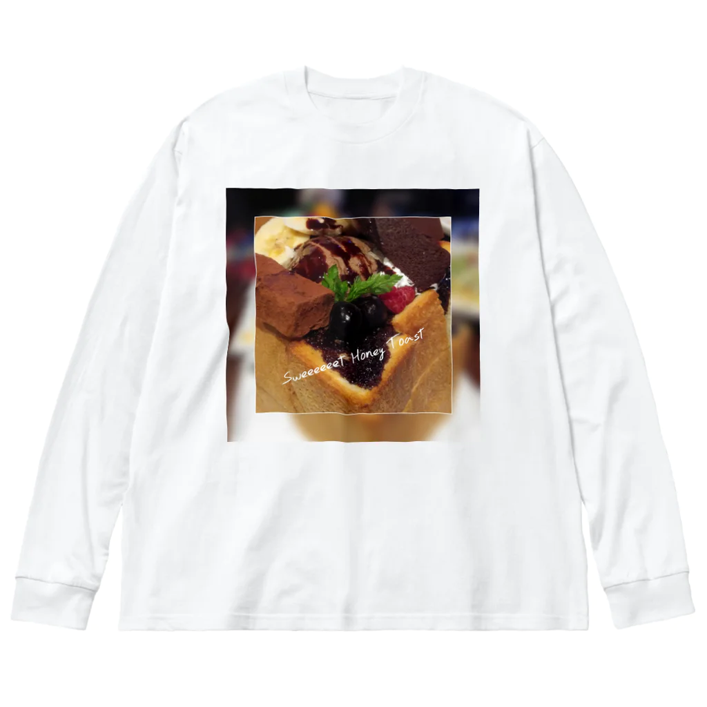 pulu's shopの魅惑のあまーいスイーツはいかが？ Big Long Sleeve T-Shirt