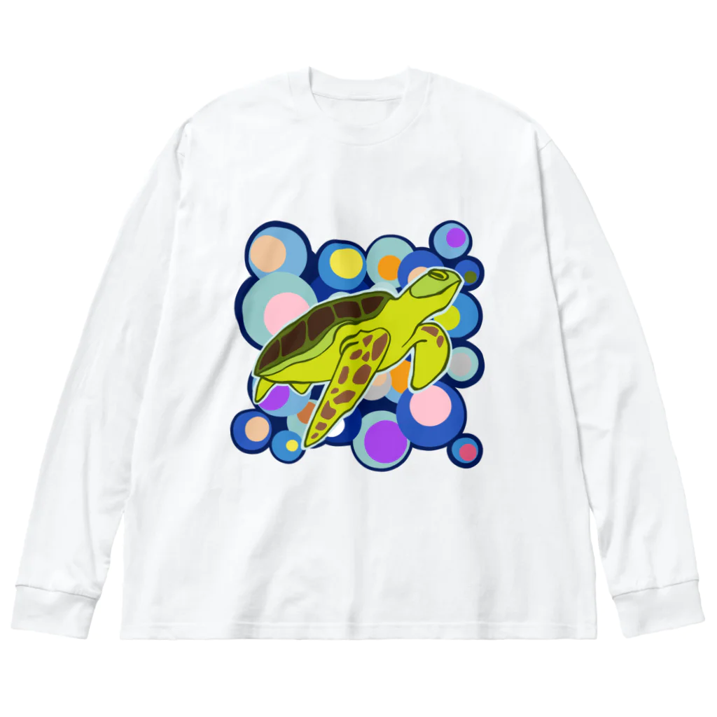 prunelleのバブルカメ Big Long Sleeve T-Shirt