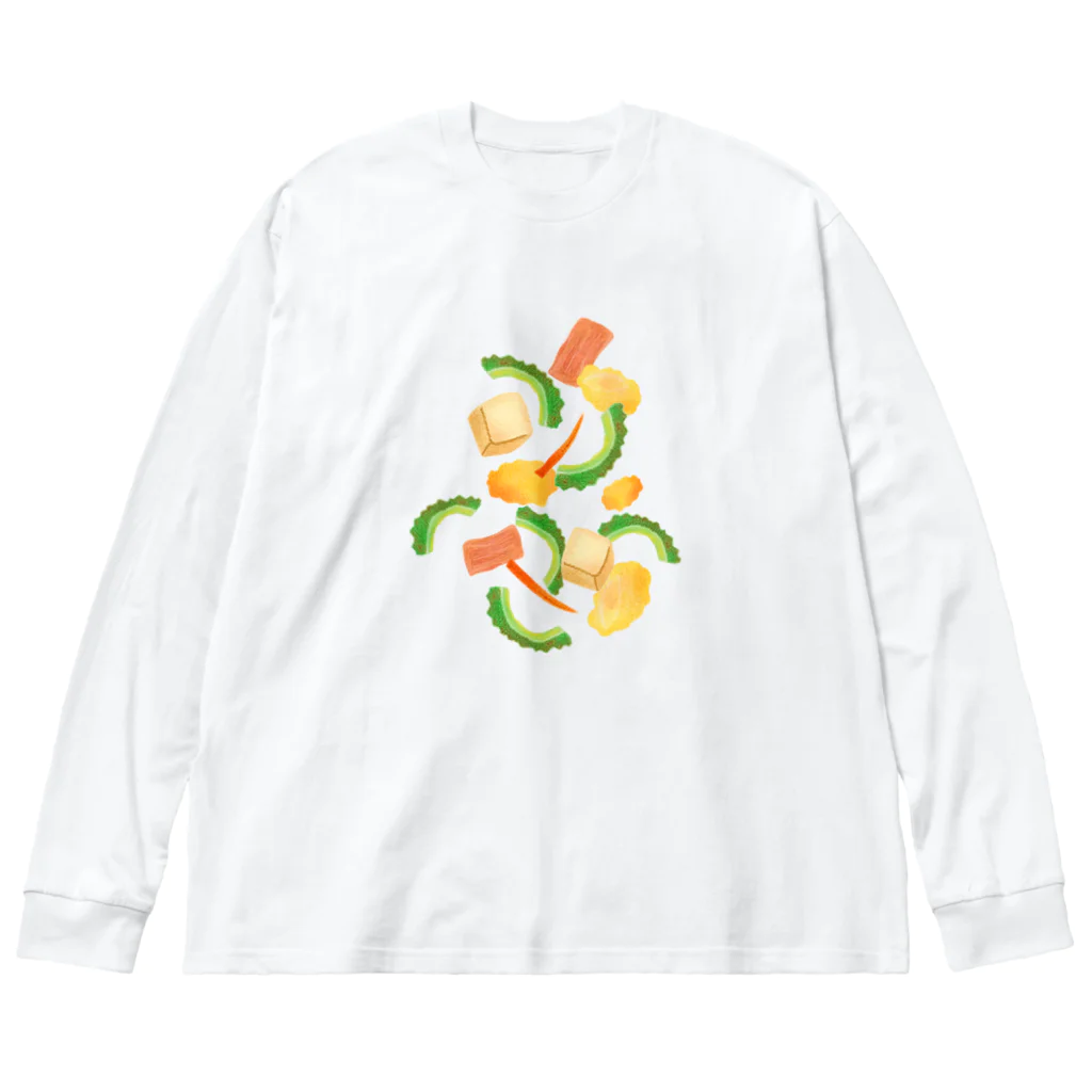 のぐちさきのごーやちゃんぷるー Big Long Sleeve T-Shirt