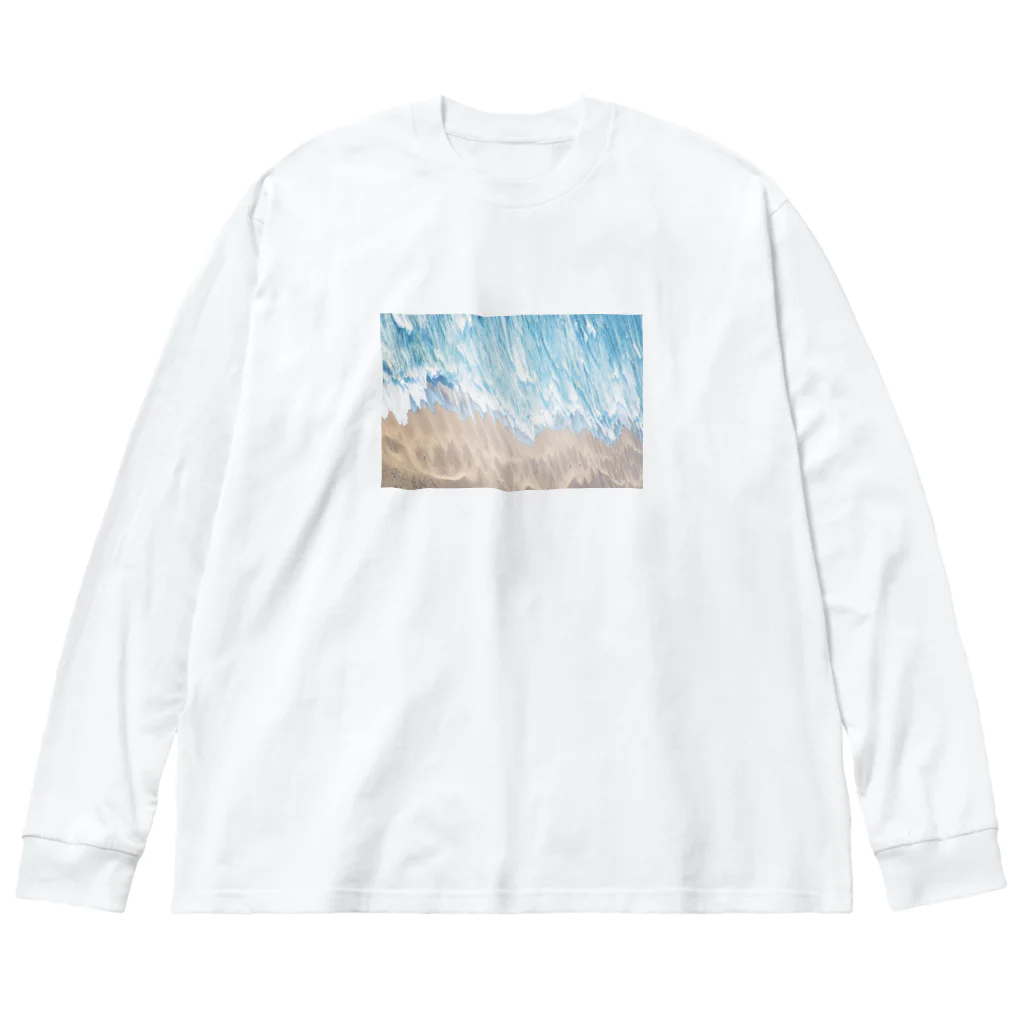 ShotaMiyakeの波の写真 Big Long Sleeve T-Shirt