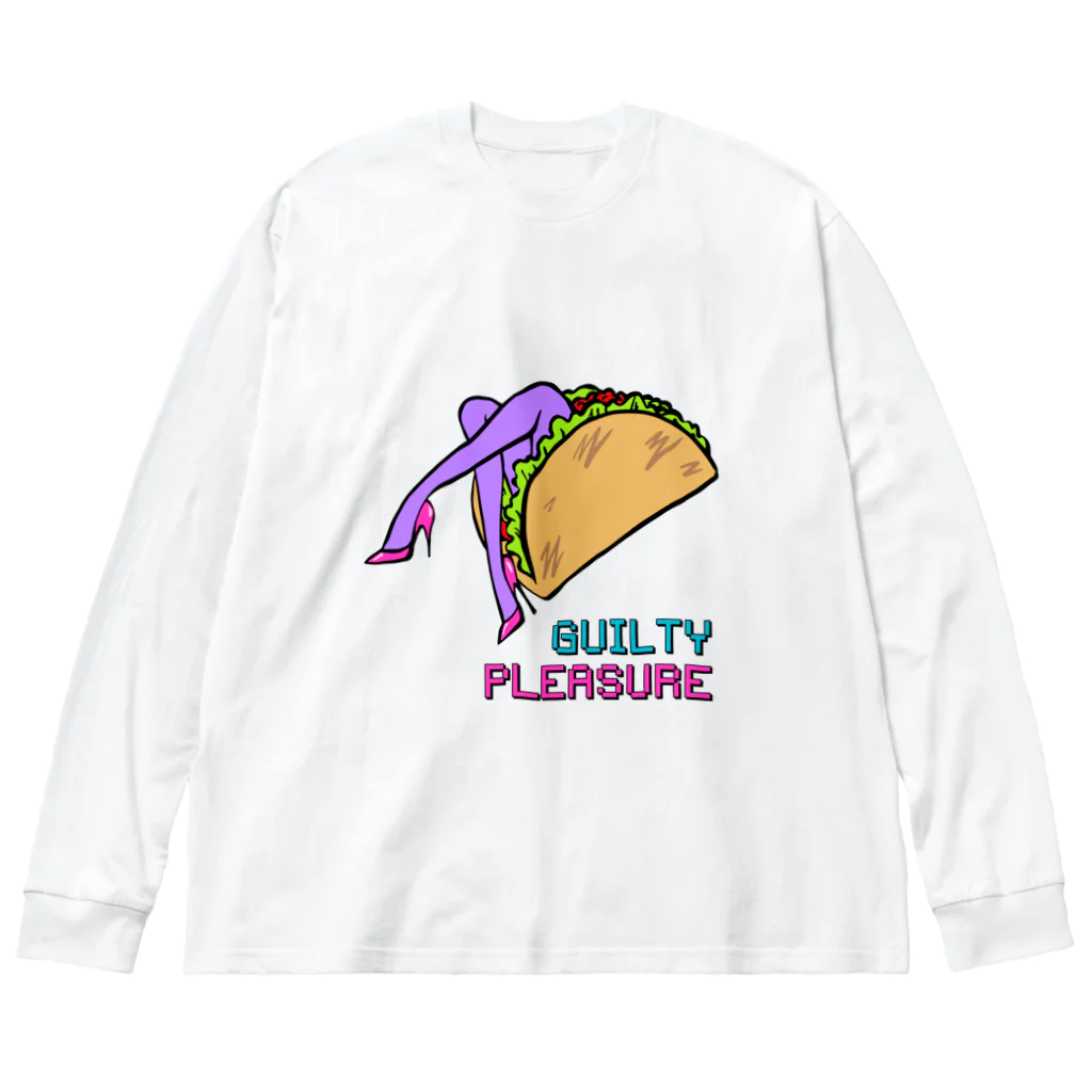 Mieko_Kawasakiのタコス中毒🌮 ビッグシルエットロングスリーブTシャツ