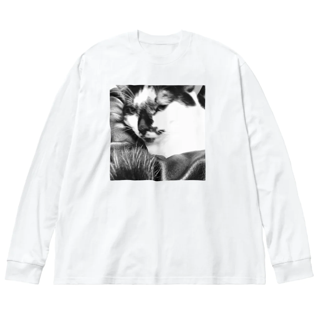 咲帆のハードボイルド猫 Big Long Sleeve T-Shirt