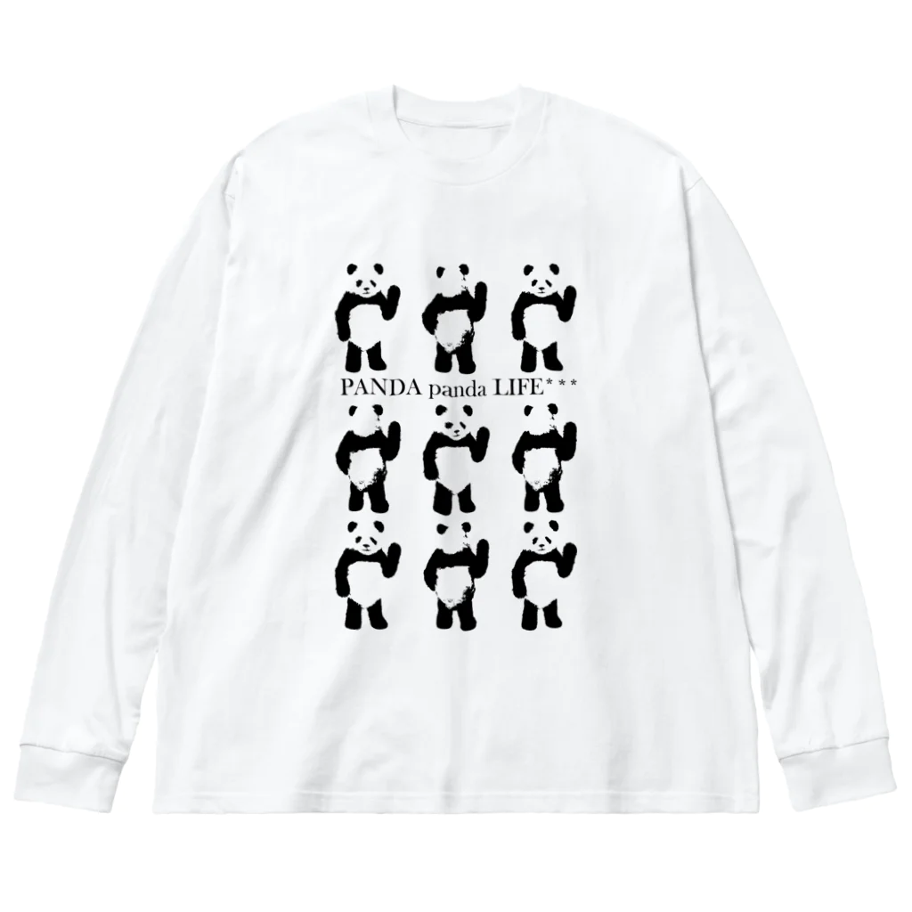 PANDA panda LIFE***の9パンダ ビッグシルエットロングスリーブTシャツ