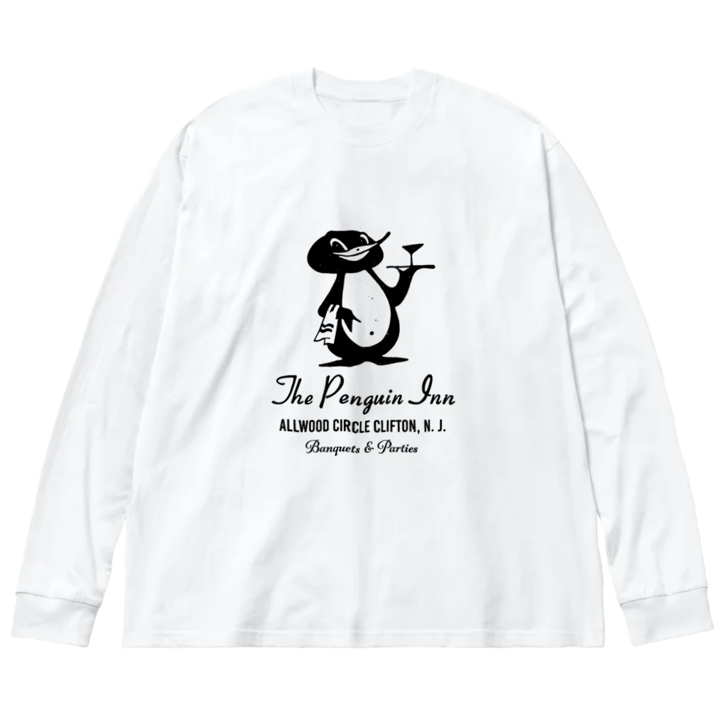 Bunny Robber GRPCのThe Penguin Inn ビッグシルエットロングスリーブTシャツ