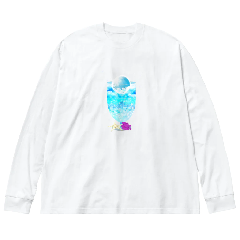 Yokokkoの店のMoon Soda ビッグシルエットロングスリーブTシャツ