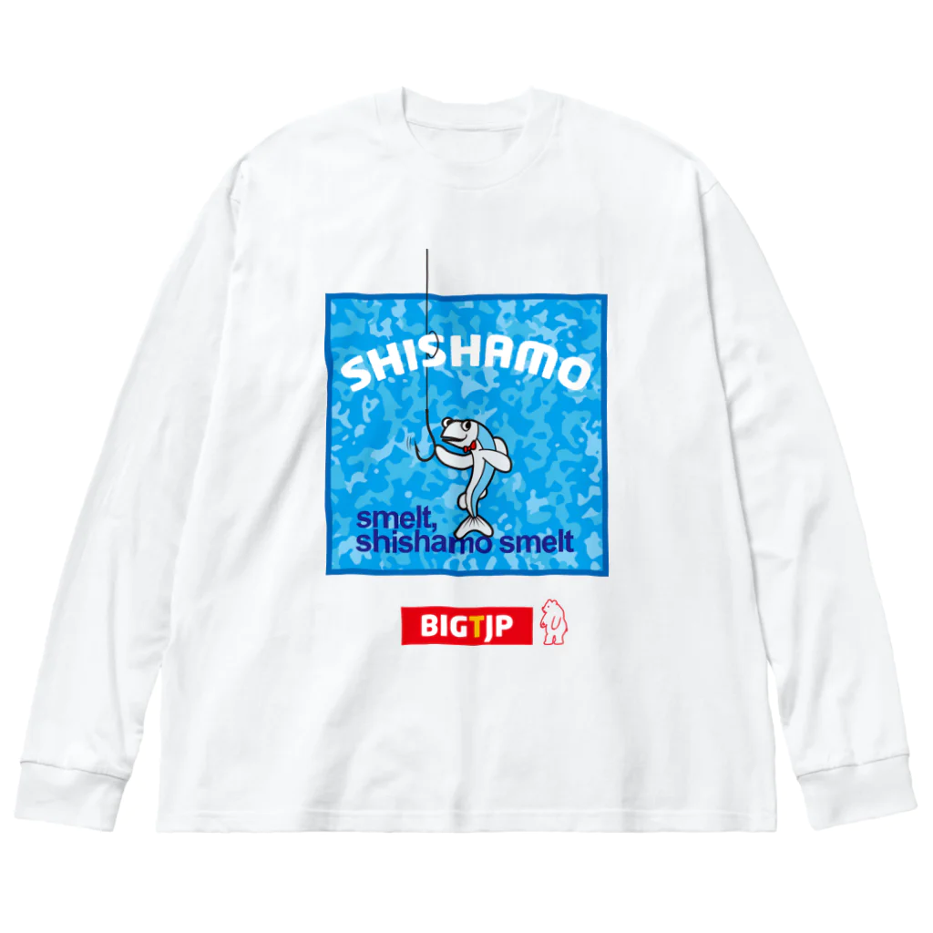 Big-T.jpのししゃもTシャツ02 ビッグシルエットロングスリーブTシャツ