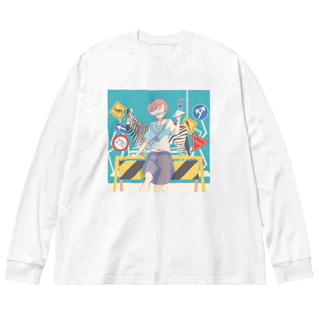 相転移スイッチの横断歩道 Big Long Sleeve T-Shirt