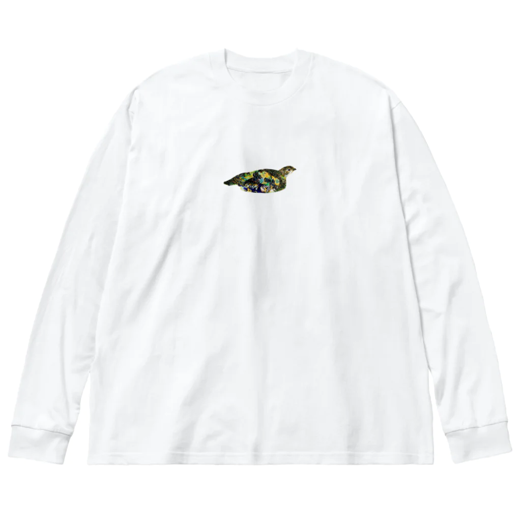 ⚡️カミナリ運送⚡️の夏に染まる雷鳥 ビッグシルエットロングスリーブTシャツ