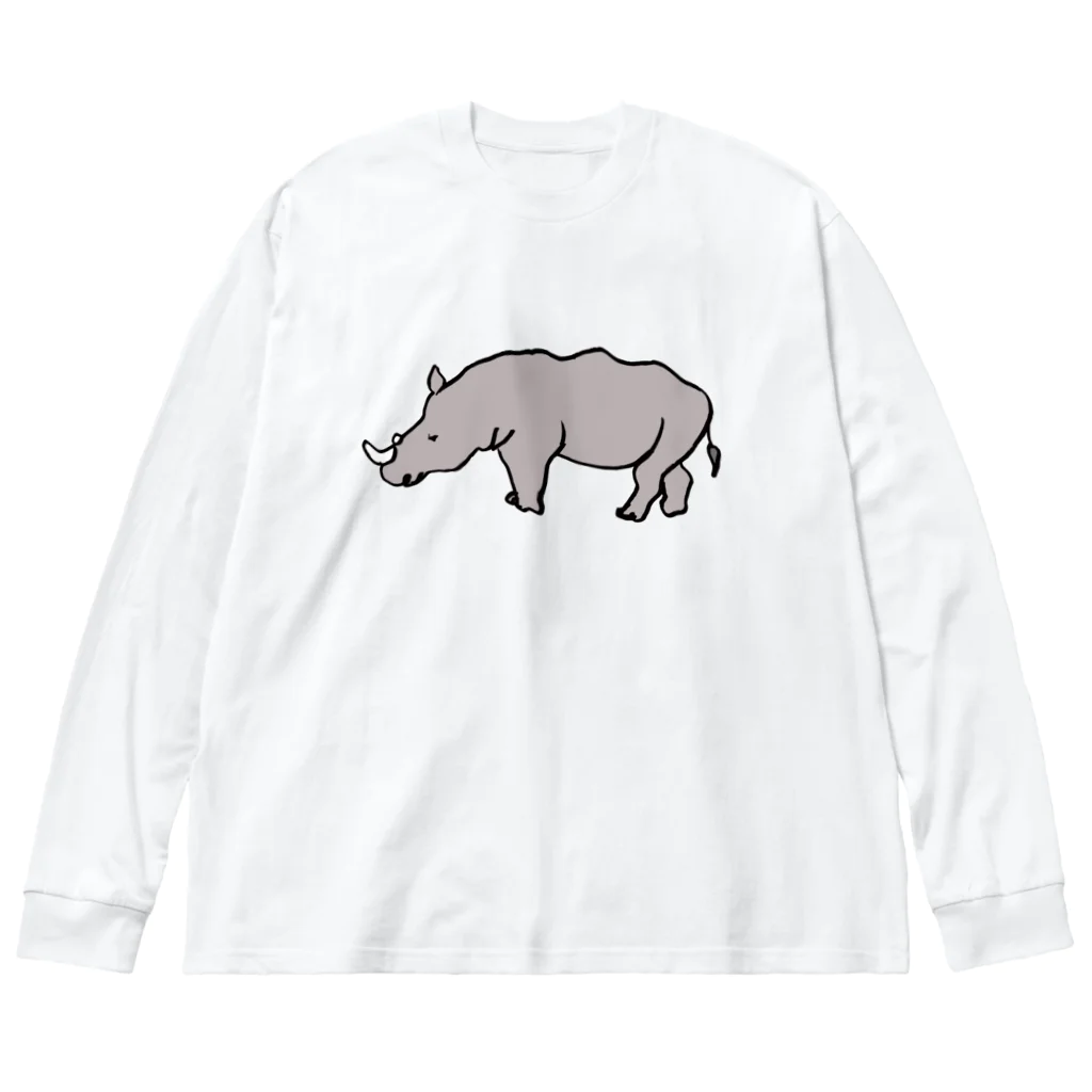 sucre usagi (スークレウサギ）のサイサイ ビッグシルエットロングスリーブTシャツ