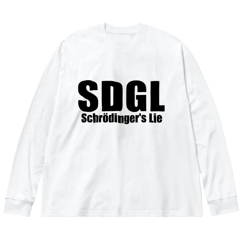 シュレディンガーの嘘のSDGL logo ビッグシルエットロングスリーブTシャツ