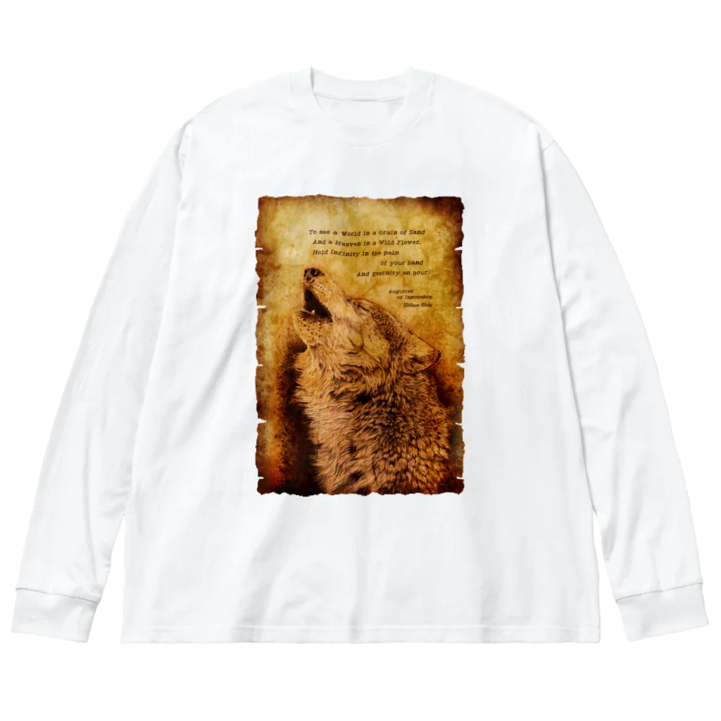 nature boxのHowling Wolf 2 ビッグシルエットロングスリーブTシャツ