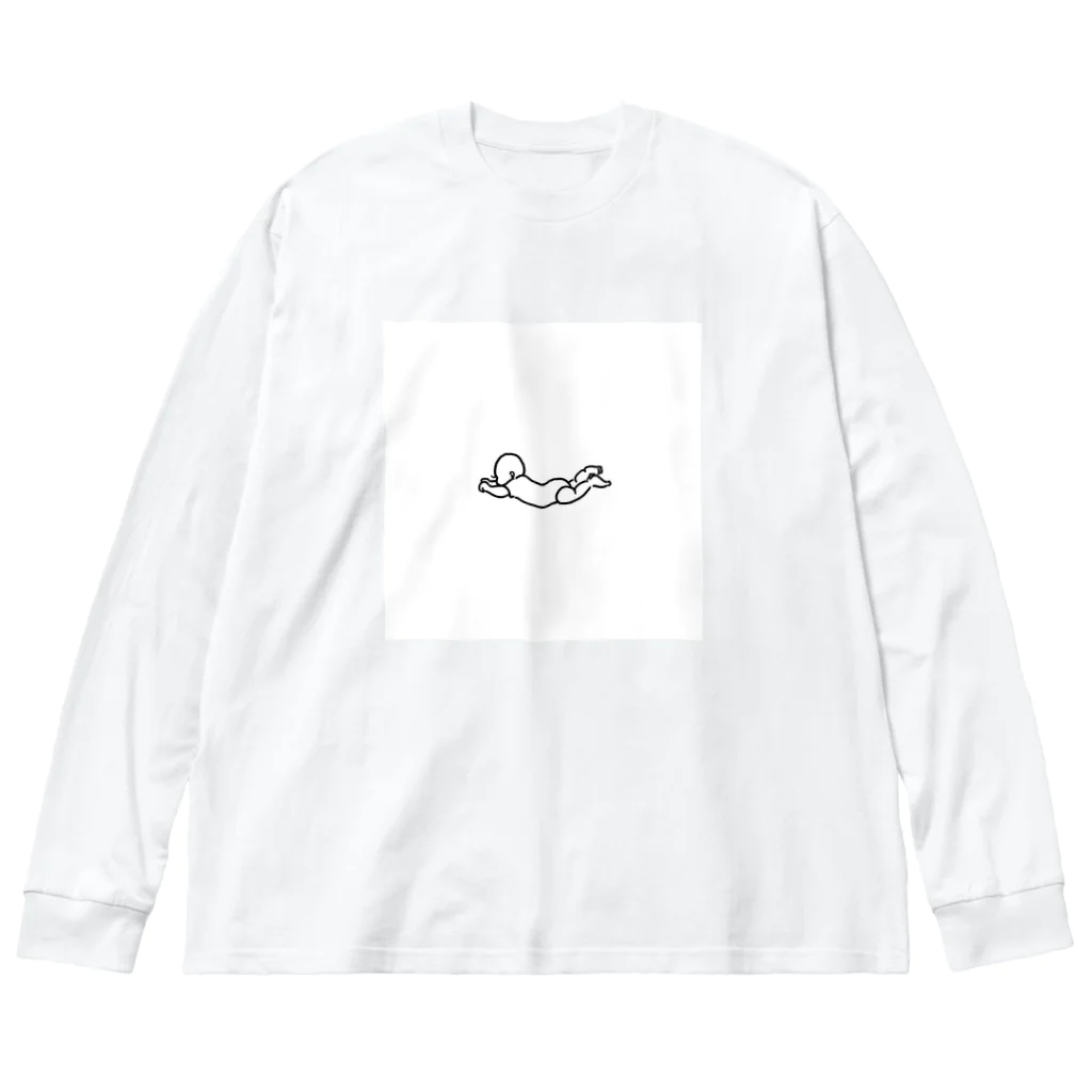 naomooooooonのびゅーん赤ちゃん Big Long Sleeve T-Shirt