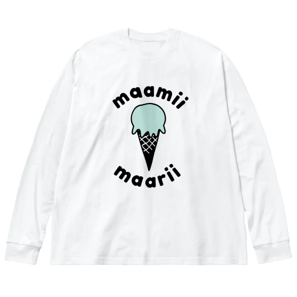 maamii maariiのICECREAM series Big Long Sleeve T-Shirt