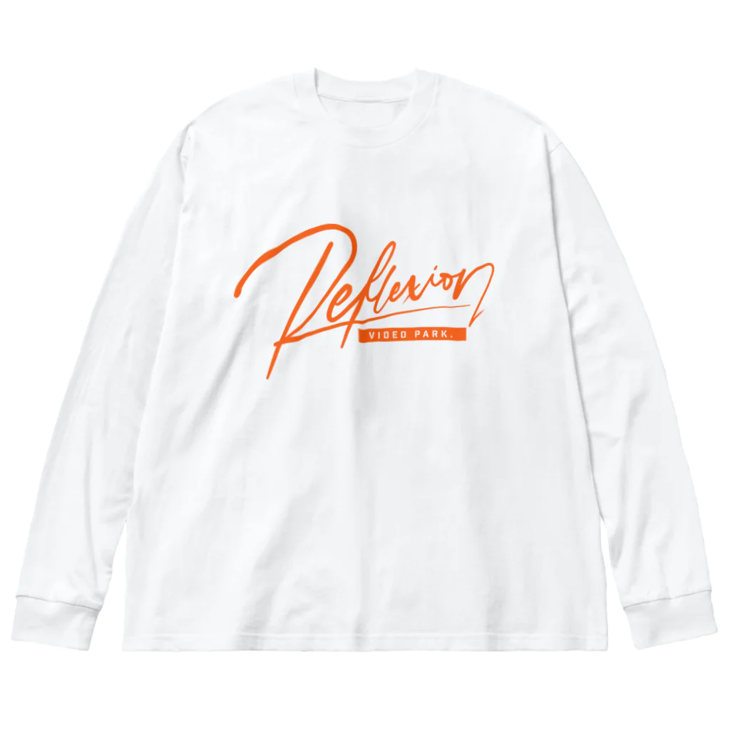 grat craftのREFLEXION videopark (orange) ビッグシルエットロングスリーブTシャツ