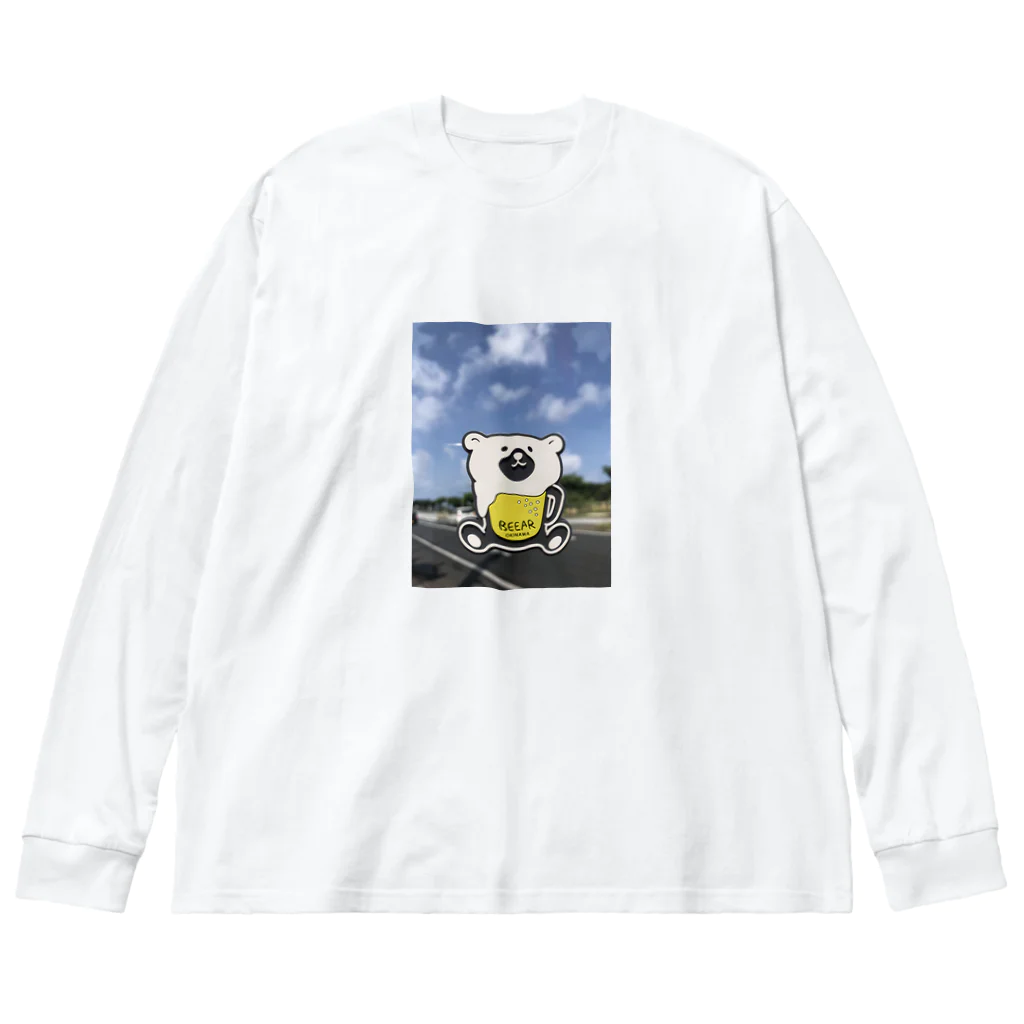 4kakeクリエイティブワーク SUZURI SHOPのBEEARフォト Big Long Sleeve T-Shirt