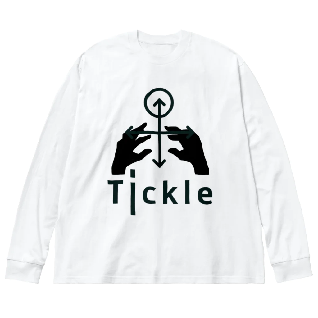 蜜ʕ•ﻌ•✻のtickleグッズ ビッグシルエットロングスリーブTシャツ