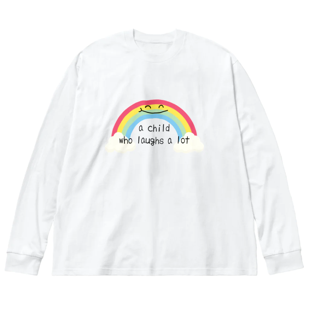 pulu's shopのよく笑う子 Big Long Sleeve T-Shirt