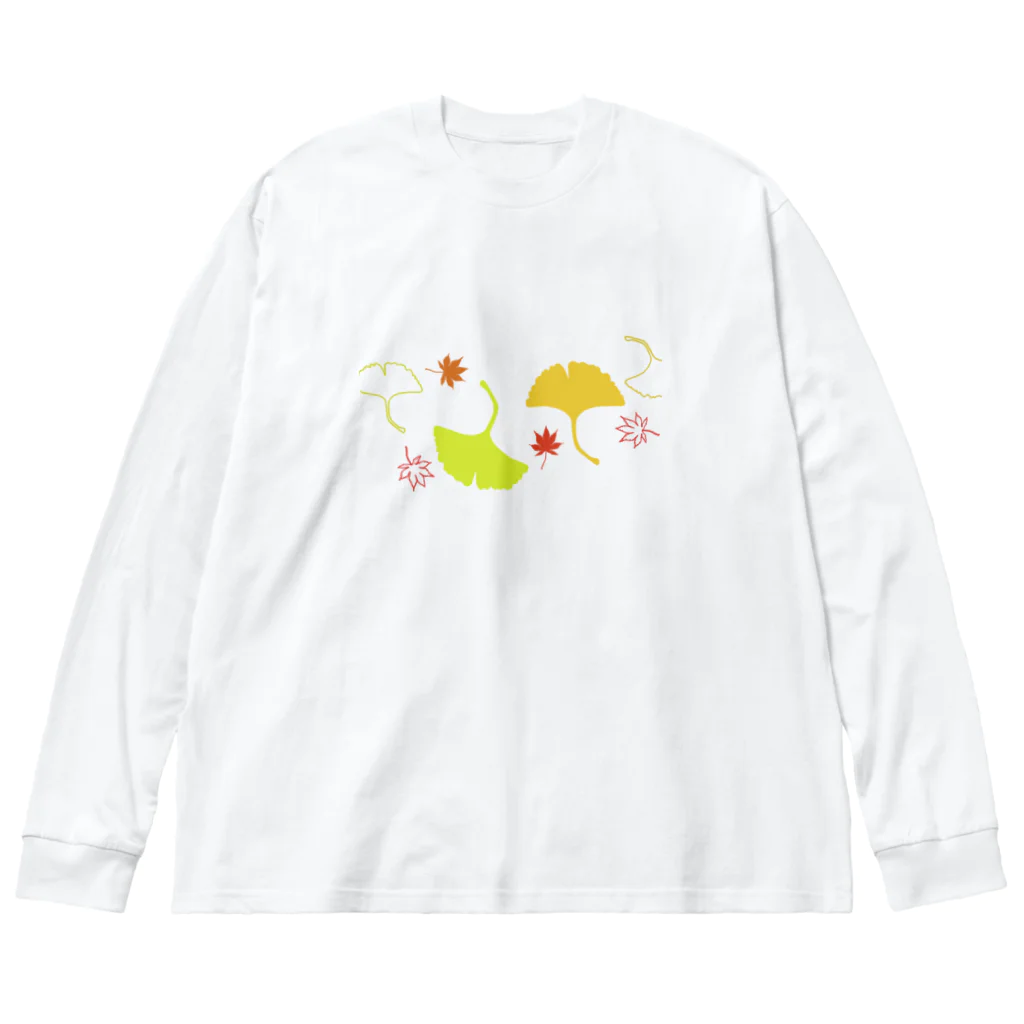 mesu_butaの秋めき ビッグシルエットロングスリーブTシャツ