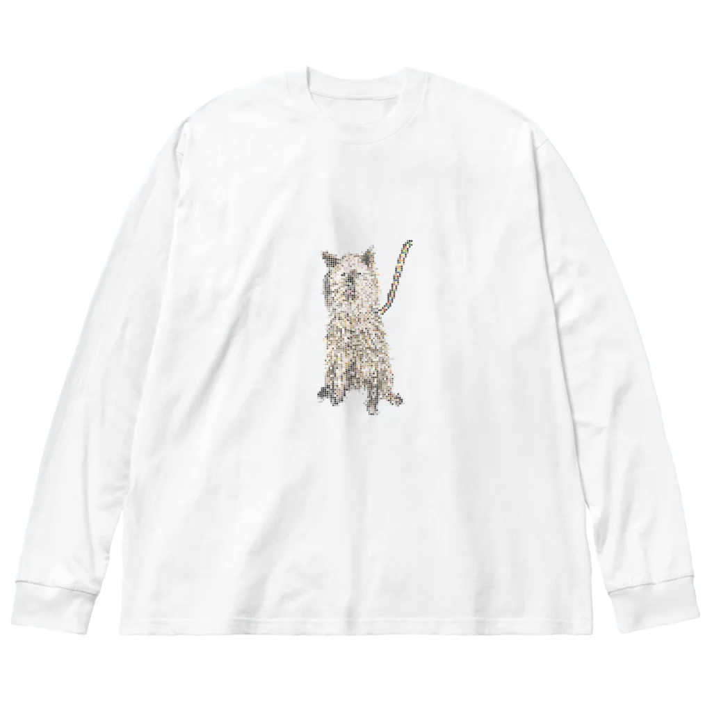 ex_machieのやっちゃんの描いたチョコ ビッグシルエットロングスリーブTシャツ