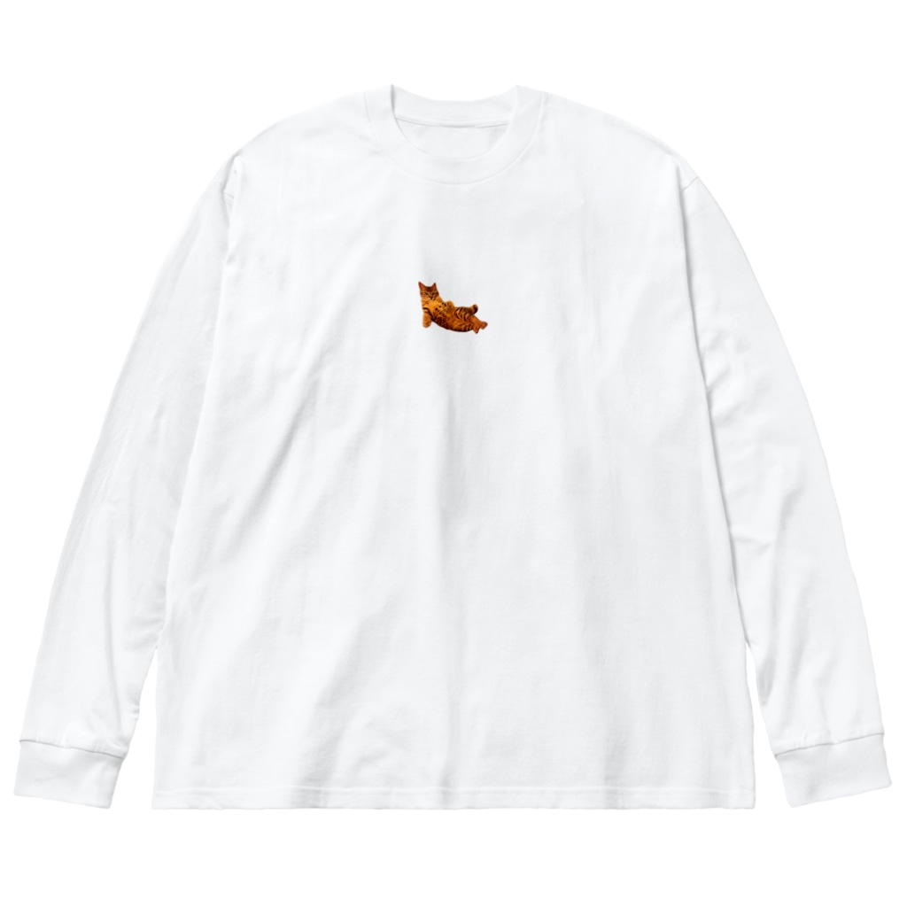 Elegant CatのElegant Cat ② Big Long Sleeve T-Shirt
