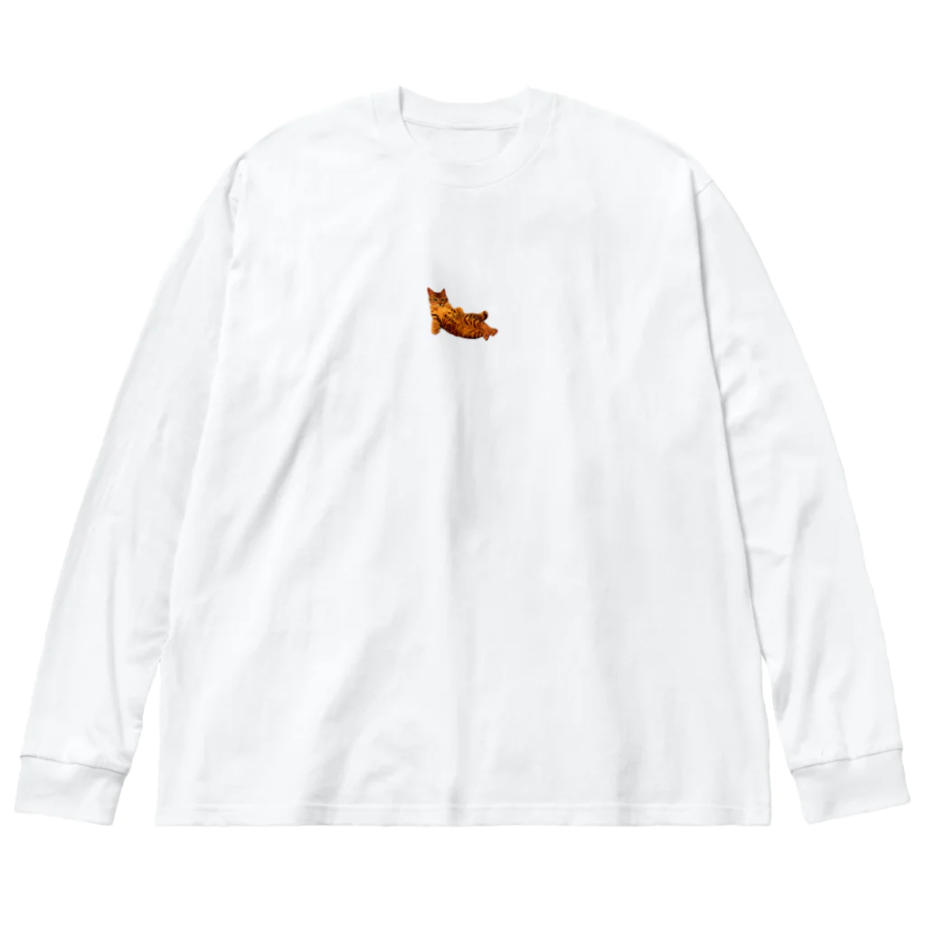 Elegant CatのElegant Cat ② Big Long Sleeve T-Shirt