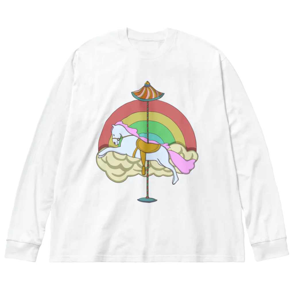 prunelleのメリーゴーラウンド Big Long Sleeve T-Shirt