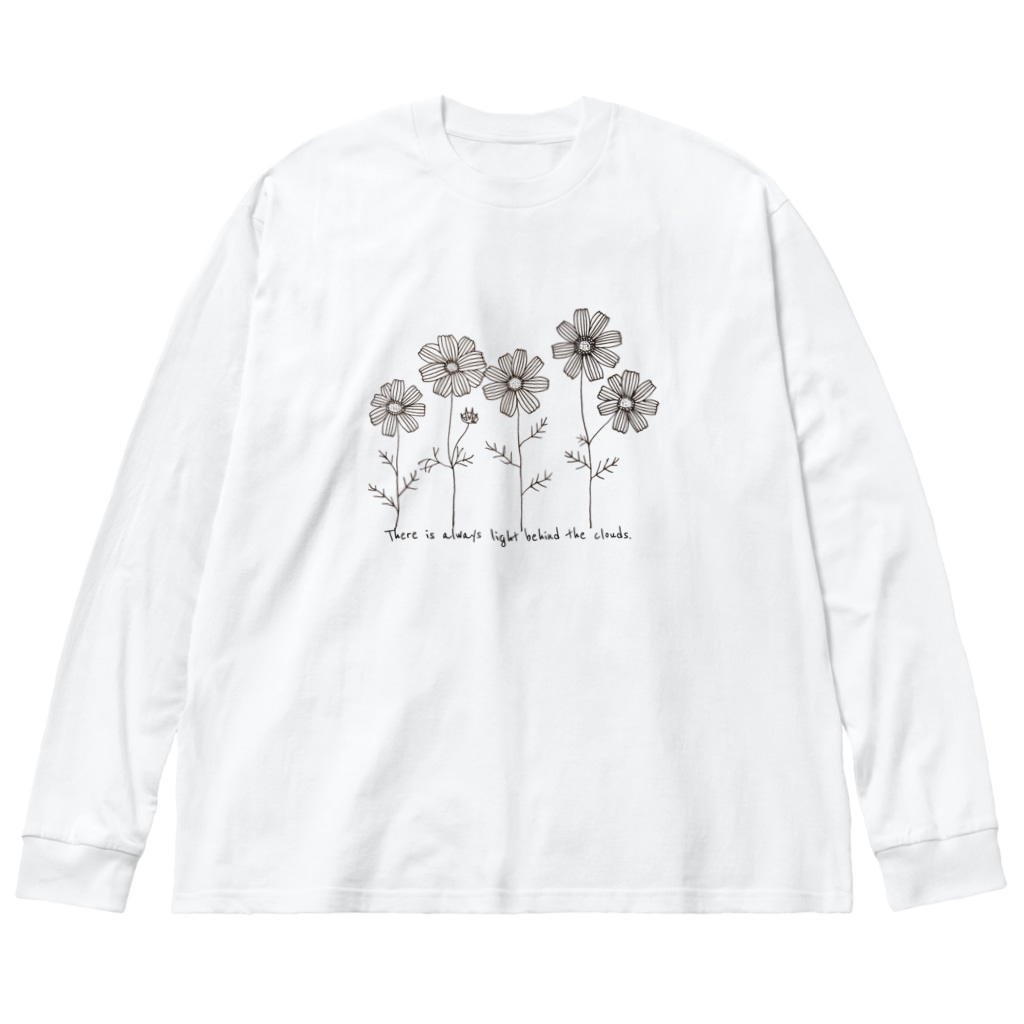 秋桜 コスモス Chiori Chiorihara のビッグシルエットロングスリーブtシャツ通販 Suzuri スズリ