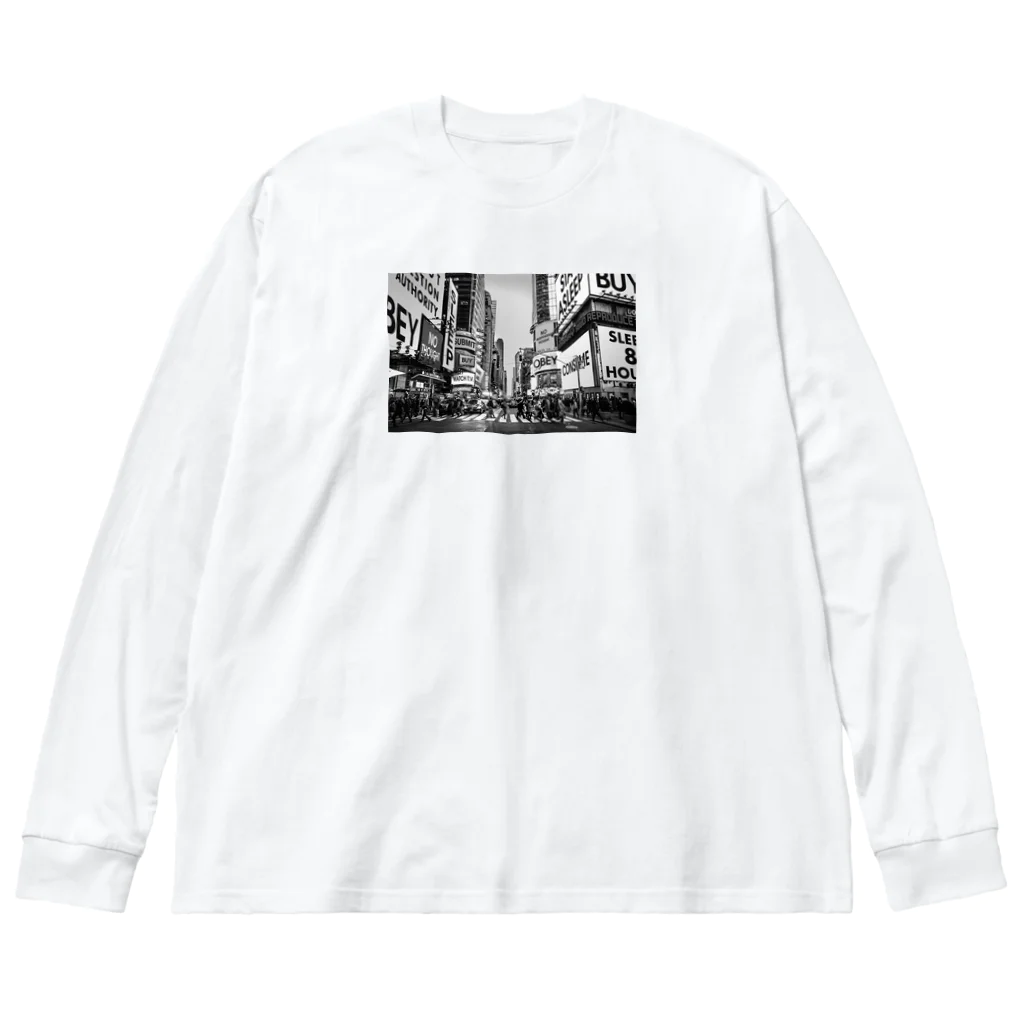 stereovisionのOBEY（Street Scene） ビッグシルエットロングスリーブTシャツ