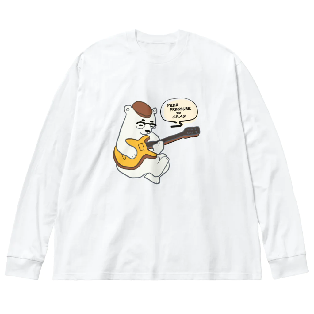 Myamoのしろくまのシブいロッカー Big Long Sleeve T-Shirt