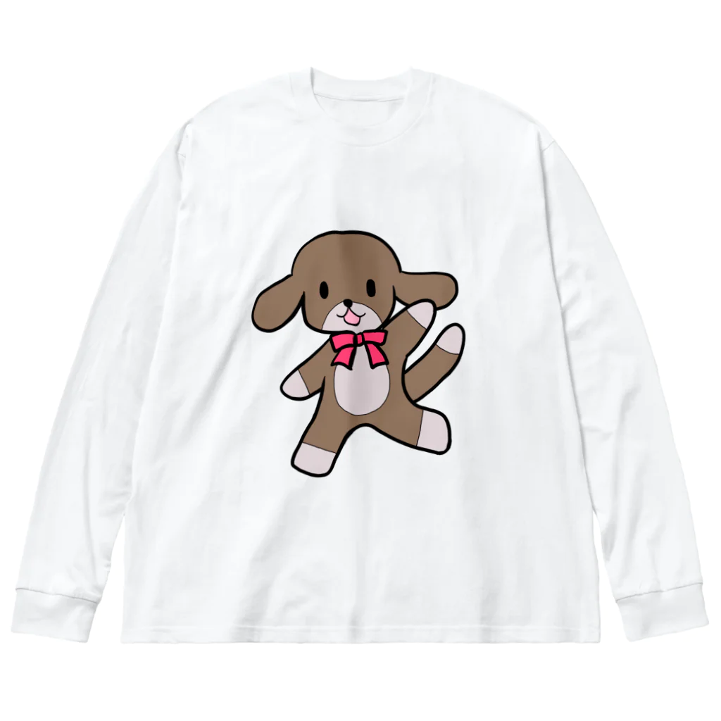 桃星雲 〜小桜みみなのお店〜の踊る犬 Big Long Sleeve T-Shirt