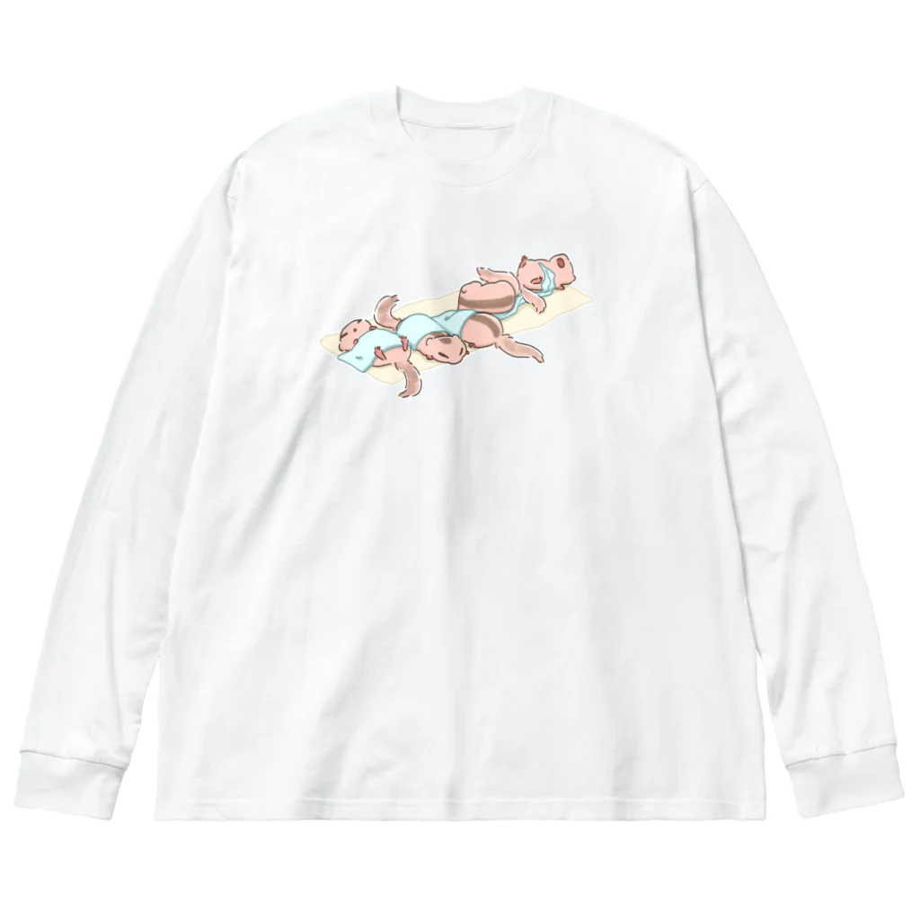 ねぼすけやのヤマネたちのおひるね Big Long Sleeve T-Shirt