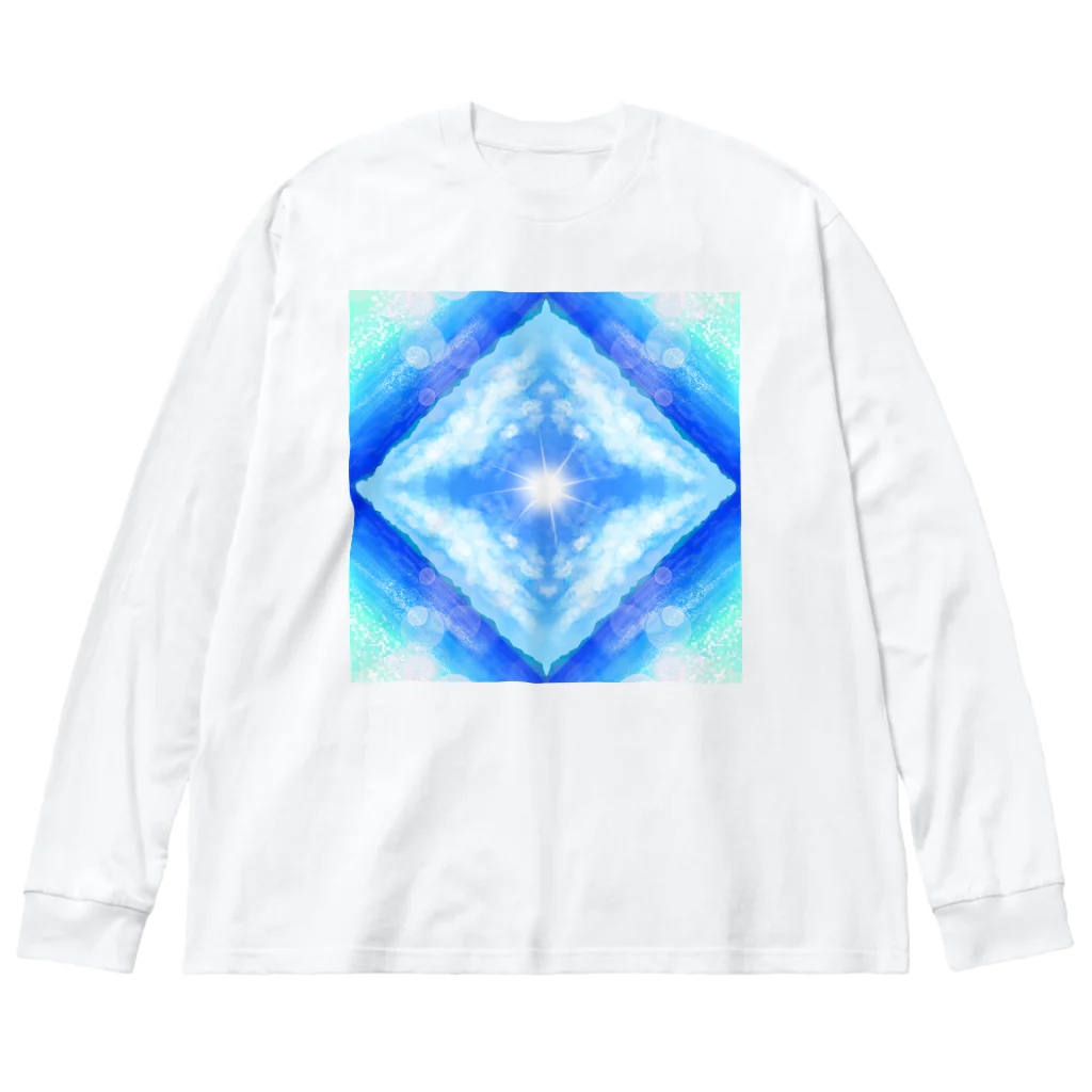 SunnySOWERSのSea mandala ビッグシルエットロングスリーブTシャツ