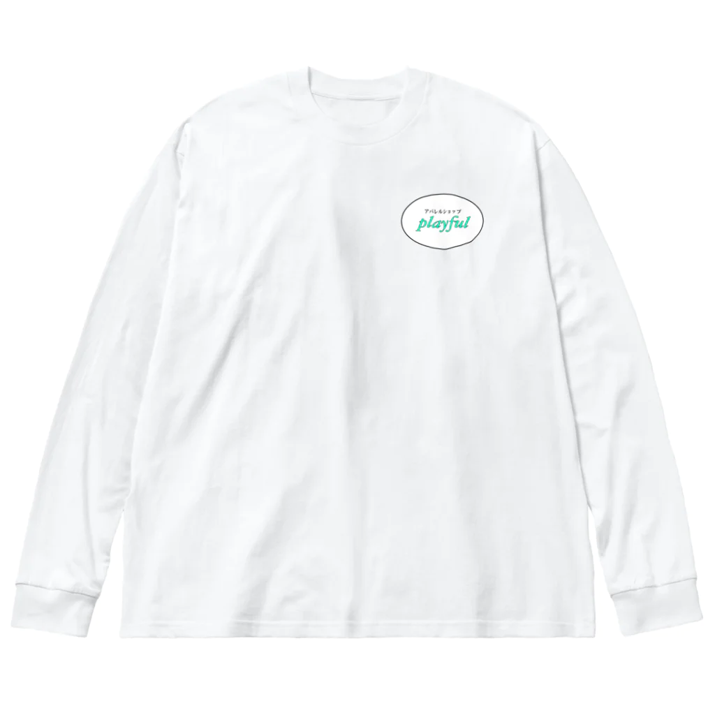 playfulのメロンソーダlong-Tee Big Long Sleeve T-Shirt