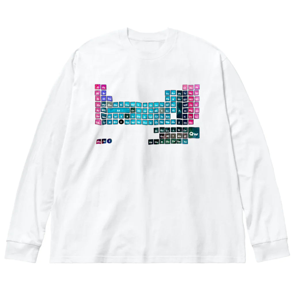 ㌱川の嘘周期表 Big Long Sleeve T-Shirt