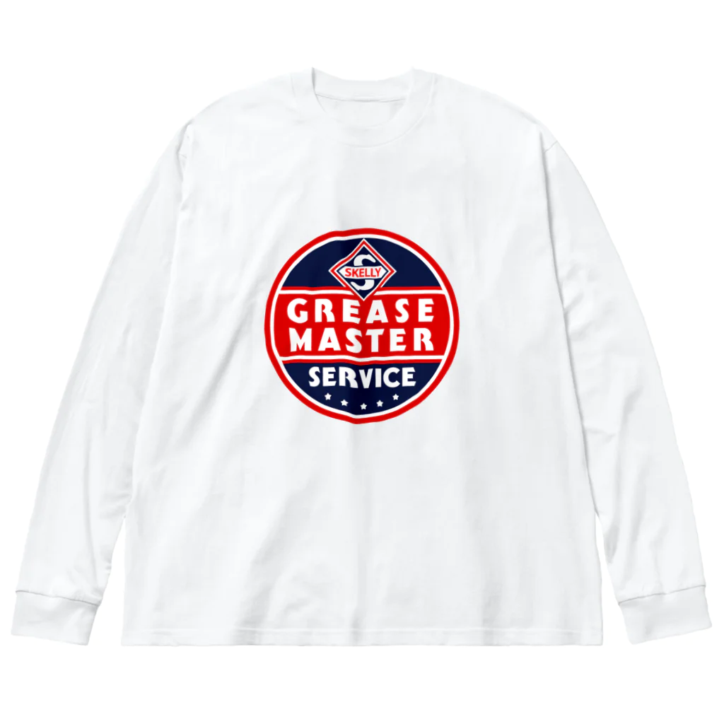 Bunny Robber GRPCのSKELLY Grease Master Service ビッグシルエットロングスリーブTシャツ