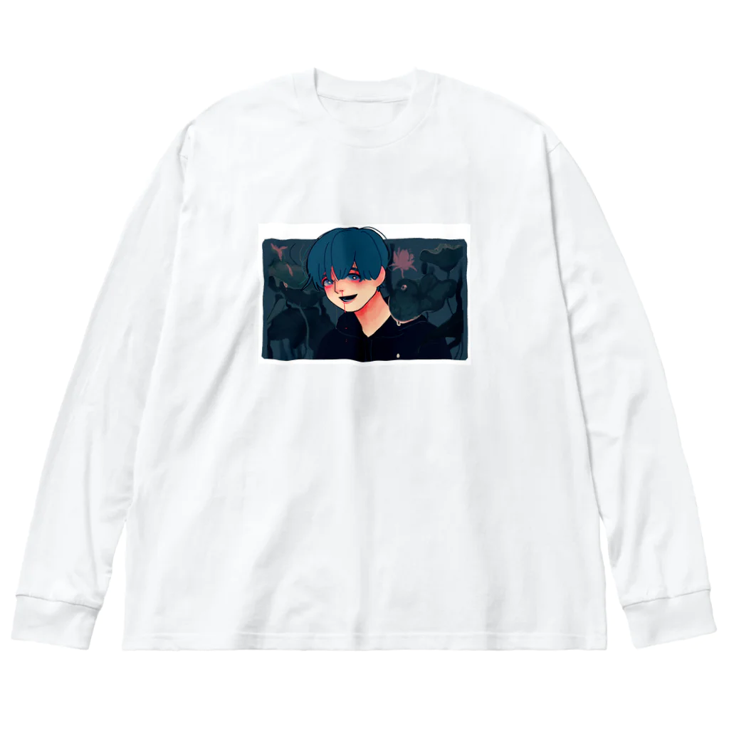 藻川湯畔の水浸し Big Long Sleeve T-Shirt