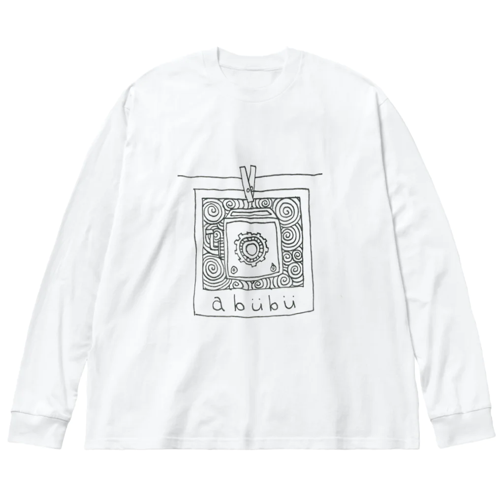 MountainBooks&Recordsのphoto film studio abubu ビッグシルエットロングスリーブTシャツ