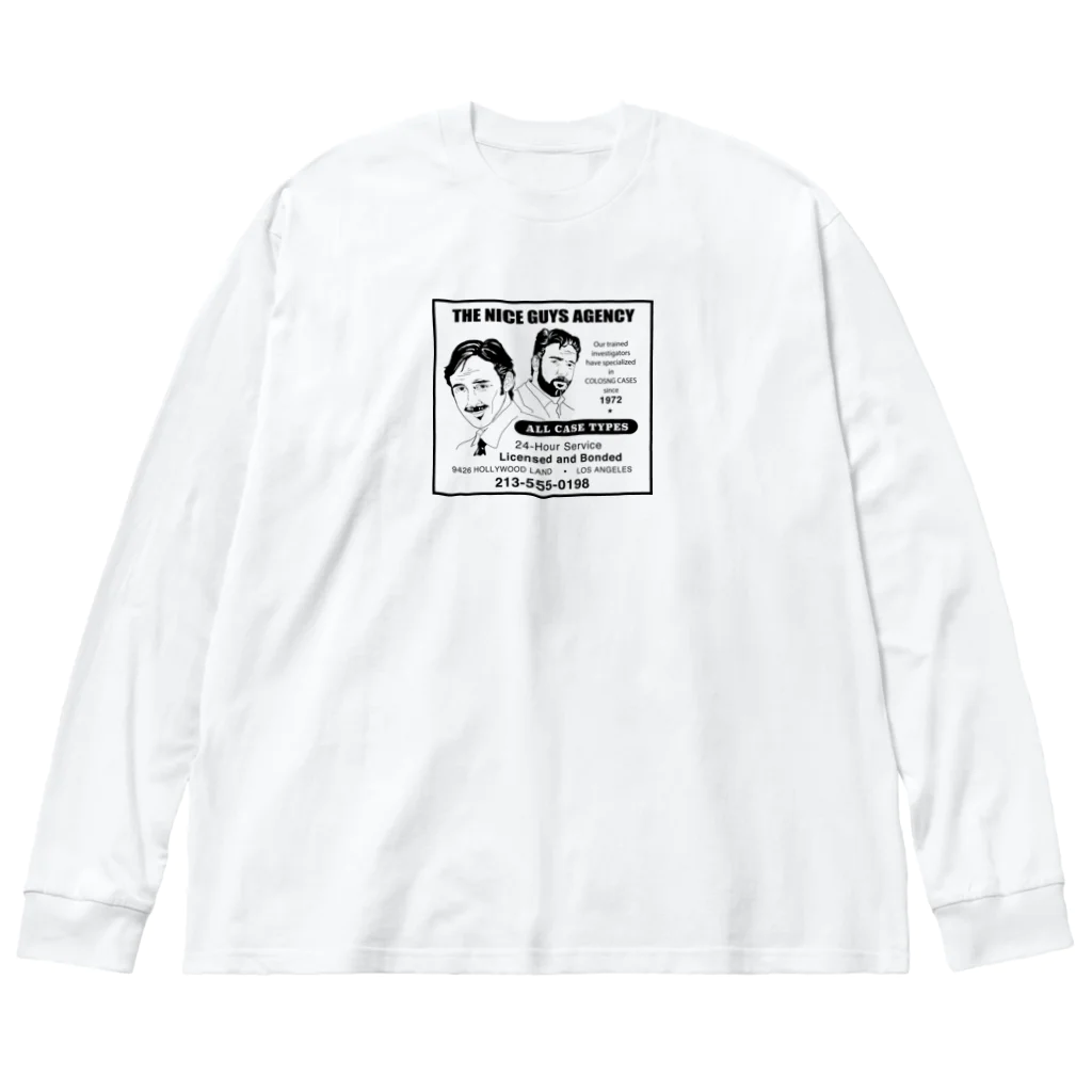 stereovisionの 架空企業シリーズ『THE NICE GUYS AGENCY』 Big Long Sleeve T-Shirt