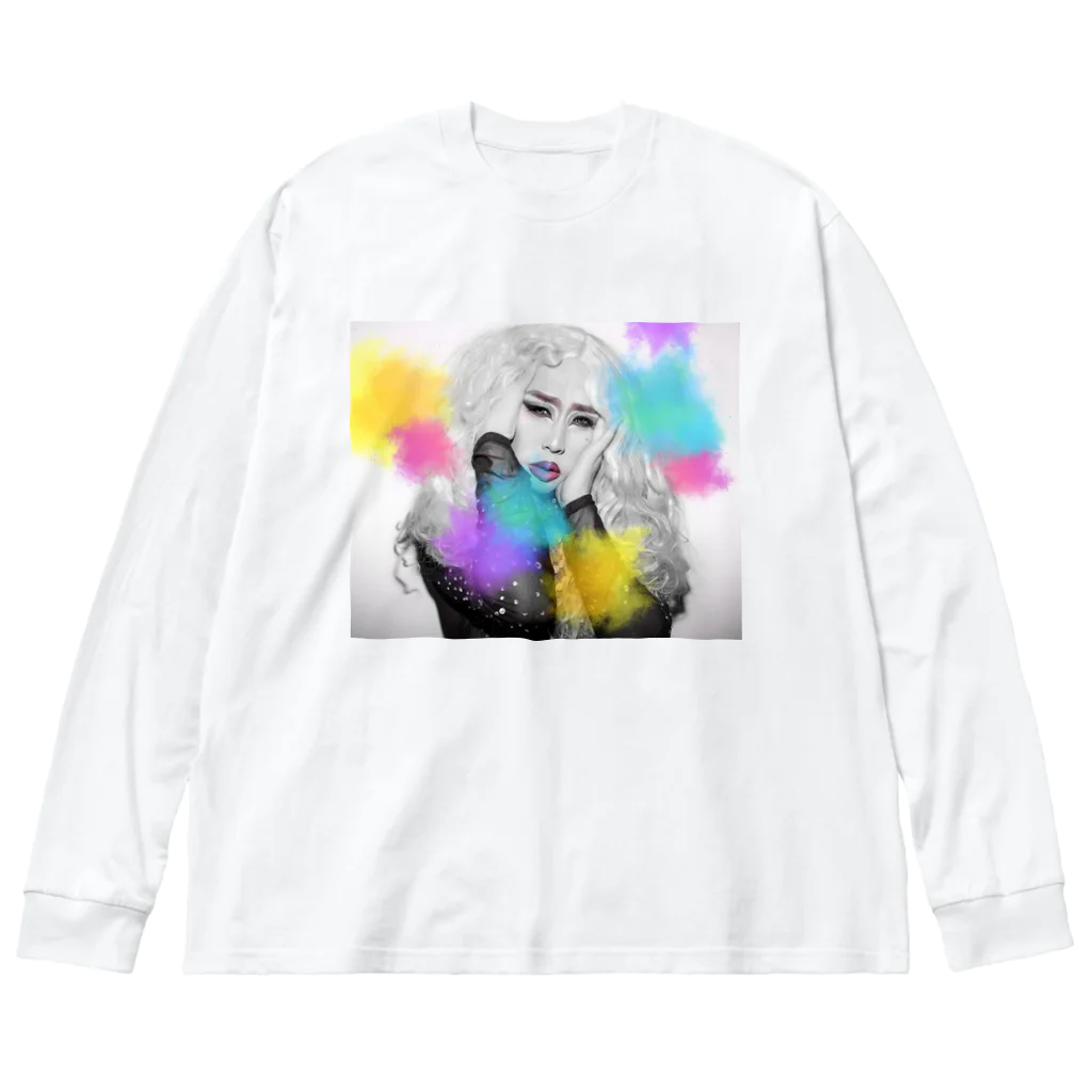 雄大と書いてゆうたショップのrainbowはLGBT Big Long Sleeve T-Shirt