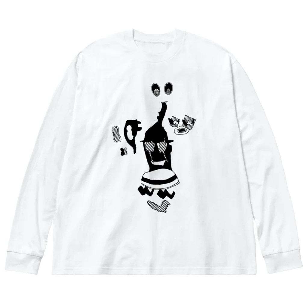 MUMBLEBOYの疑惑の影 ビッグシルエットロングスリーブTシャツ