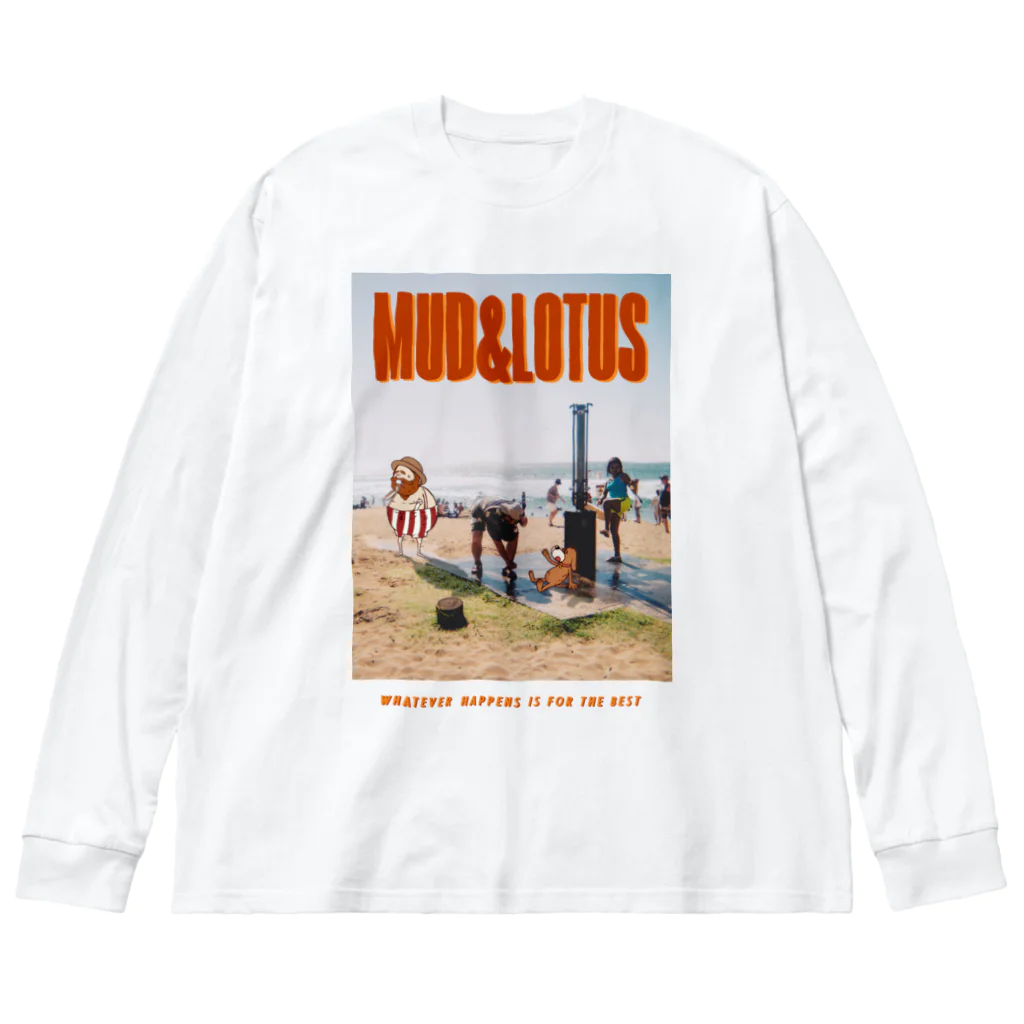 MUD AND LOTUSのBEACH-BIG LONG TEE Big Long Sleeve T-Shirt