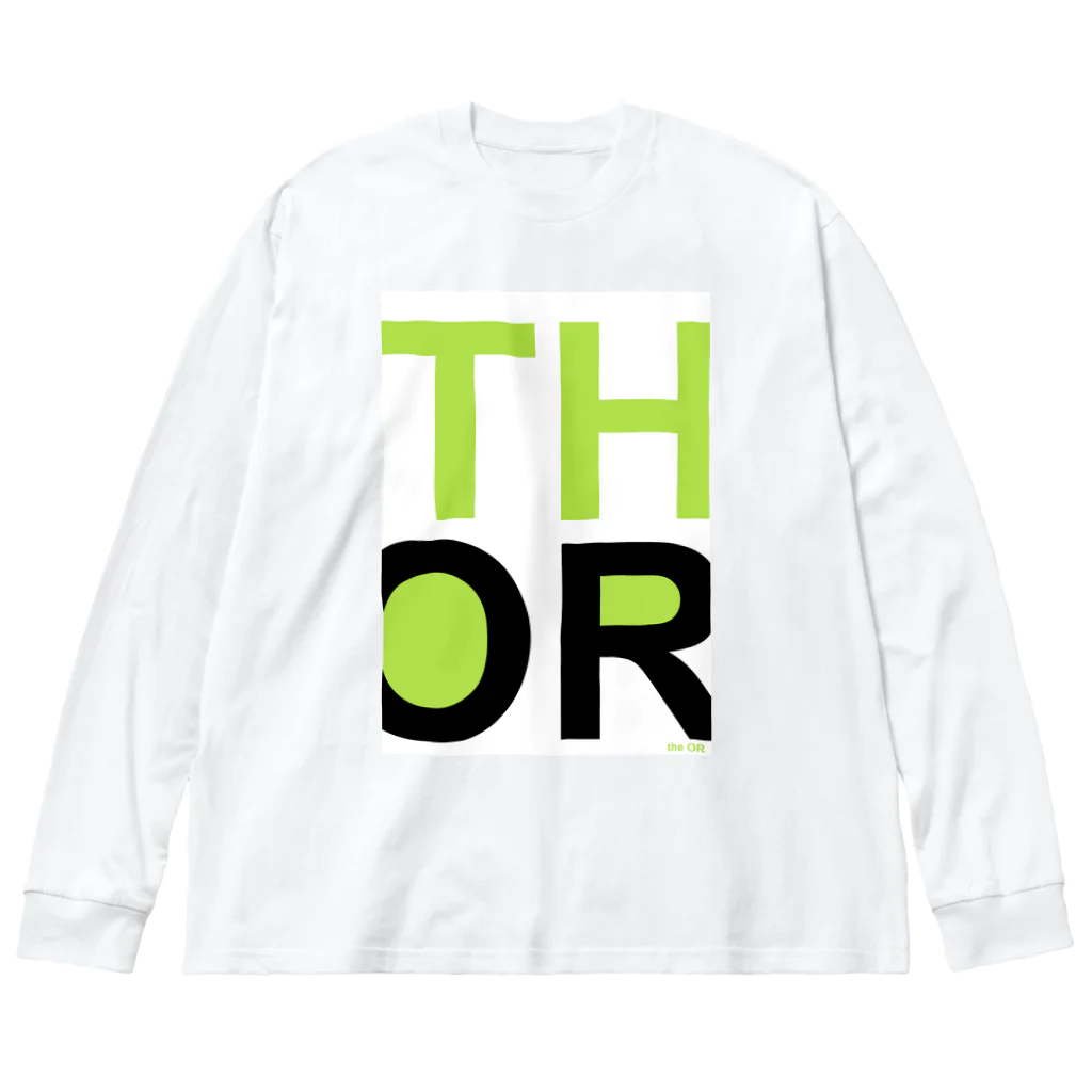 THE ORのTHE OR ビッグシルエットロングスリーブTシャツ1 ビッグシルエットロングスリーブTシャツ