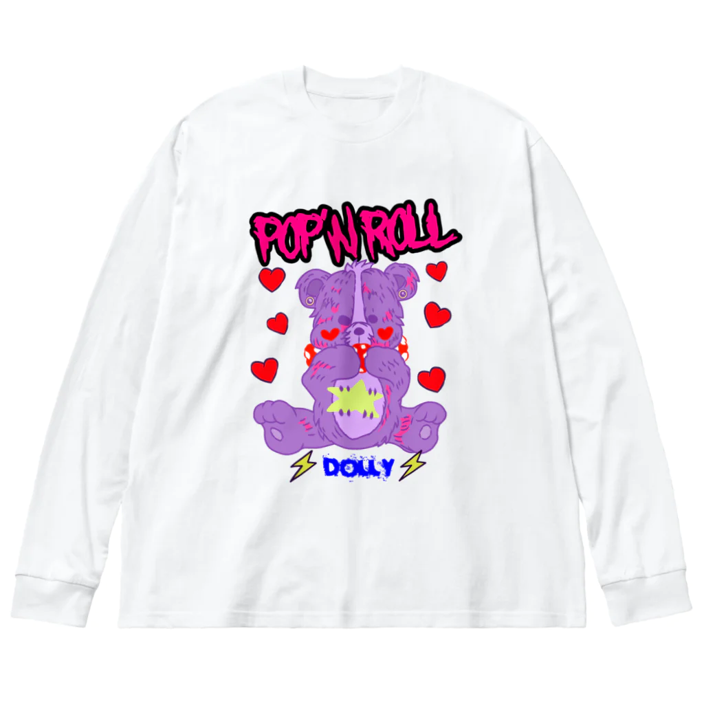 POP'N ROLLのpop'n bear Big Long Sleeve T-Shirt