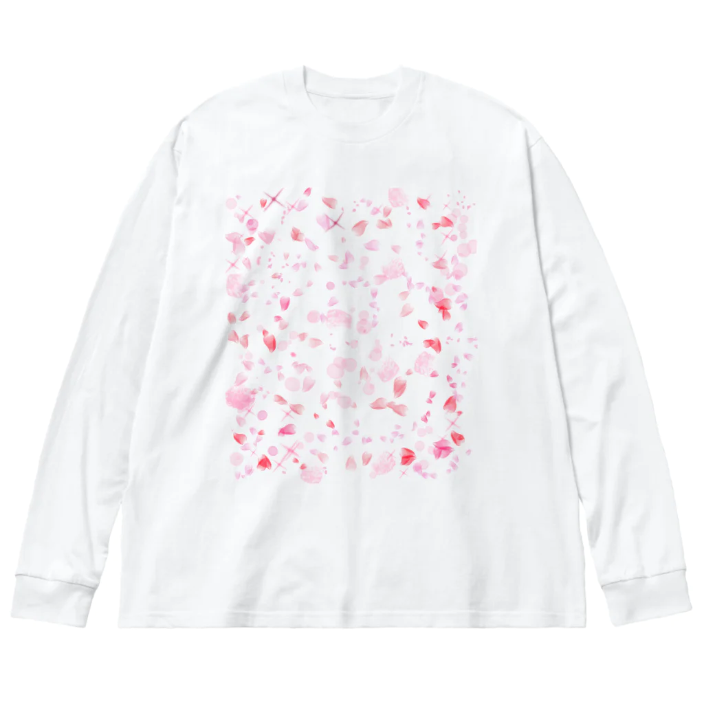 CHOCOLATEの桜吹雪 ビッグシルエットロングスリーブTシャツ