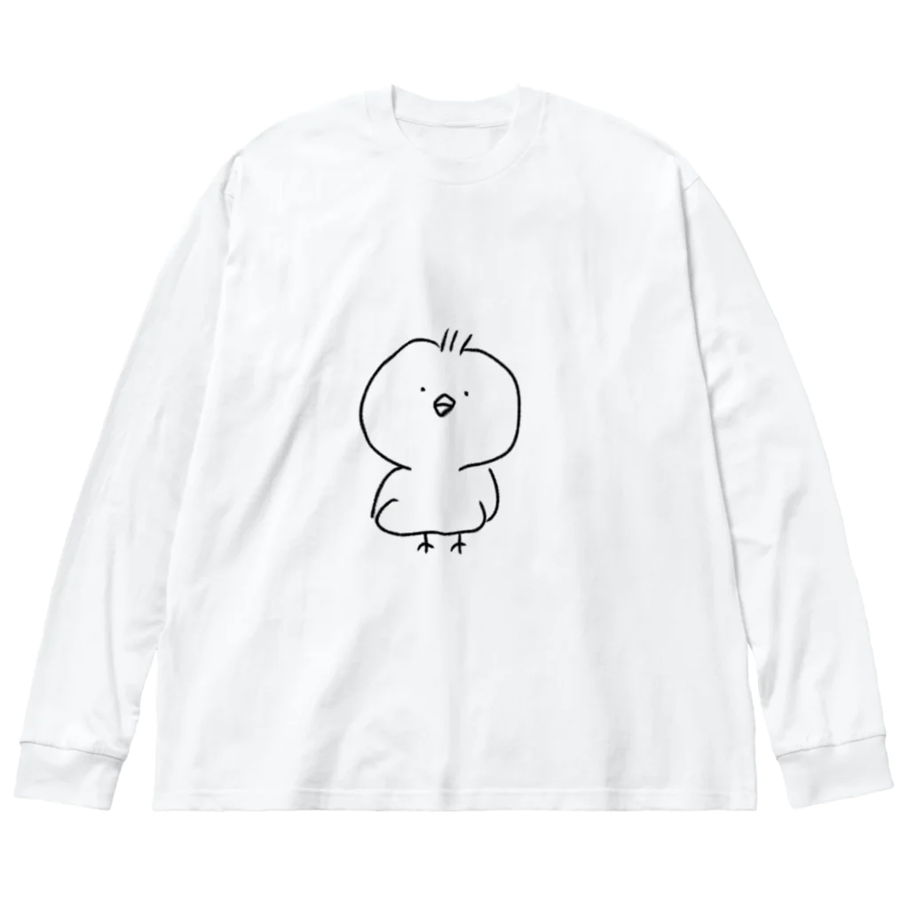 へちょこのぴぽ ビッグシルエットロングスリーブTシャツ