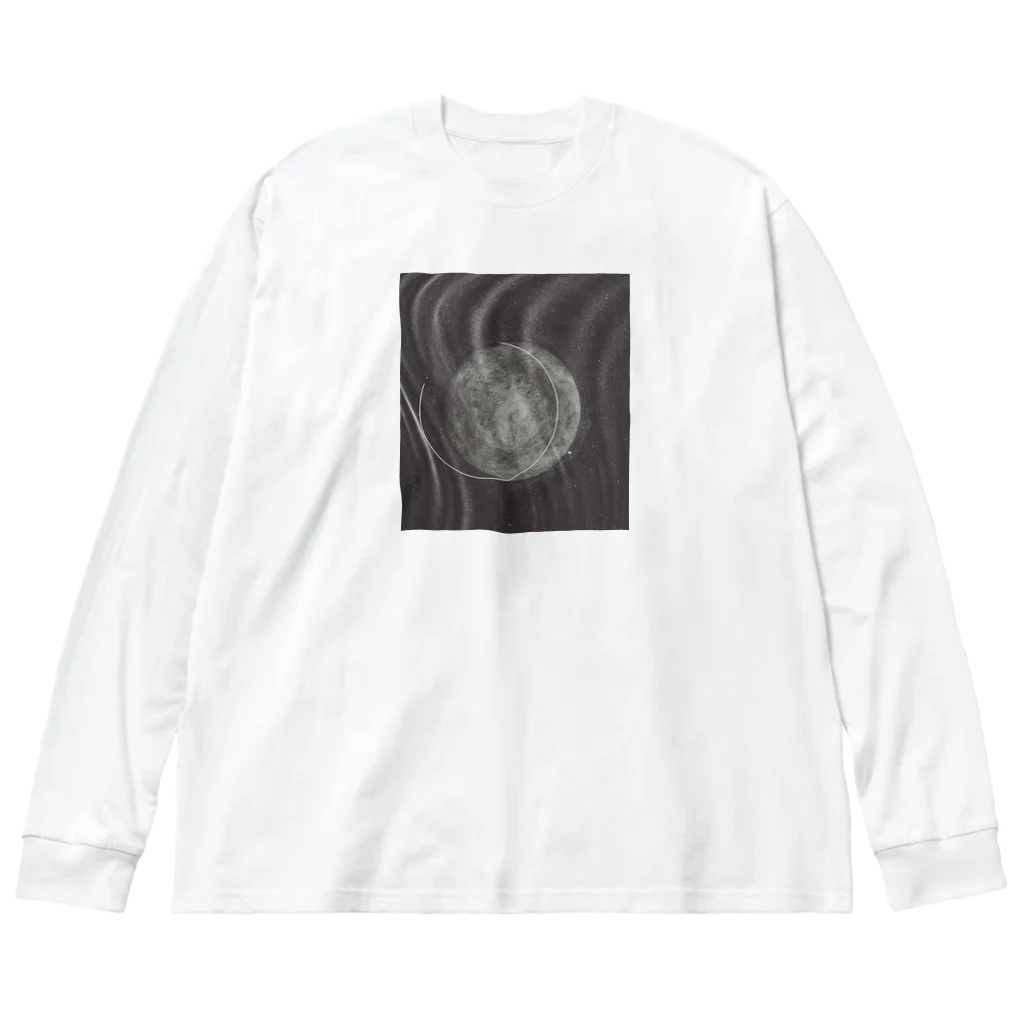 Queenofthenightのfull moon  ビッグシルエットロングスリーブTシャツ